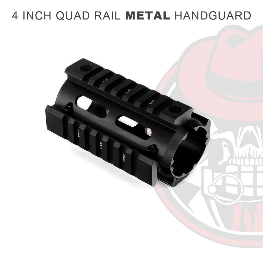 JM Gen8 Gen9 M4A1 METAL 4″ 4 INCH QUAD RAIL Handguard – Big Boss Tactical