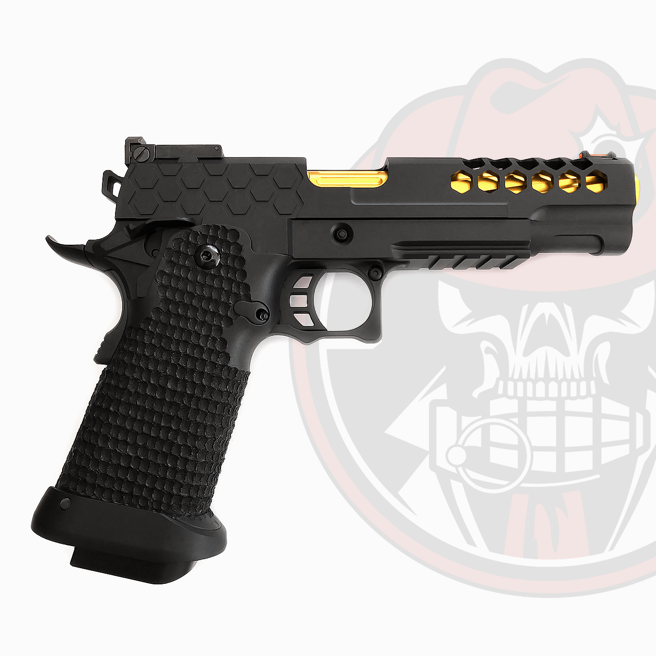 G3399 Golden Eagle Gas Blowback Gbb Hi Capa 51 Full Metal Cnc Green Gas Gel Blaster Pistol 